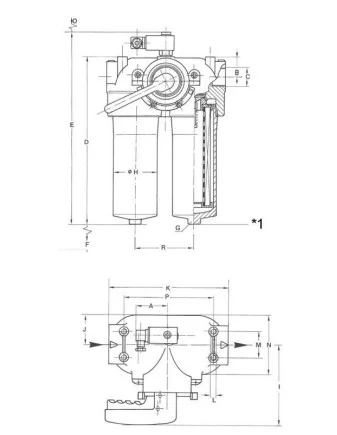 Filtration Group - PI 3730-014 - Hydraulikfiltergehäuse