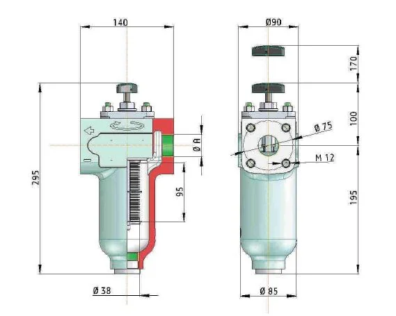 Filtrec - 25.001.00005 - Plattenspaltfiltereinsatz, 0,2 mm