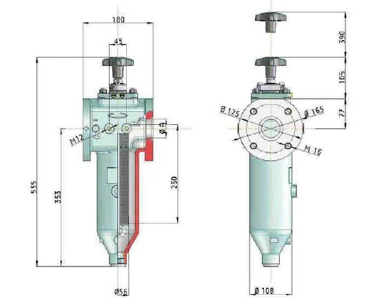 Filtrec - 25.001.00022 - Plattenspaltfiltereinsatz, 0,2 mm