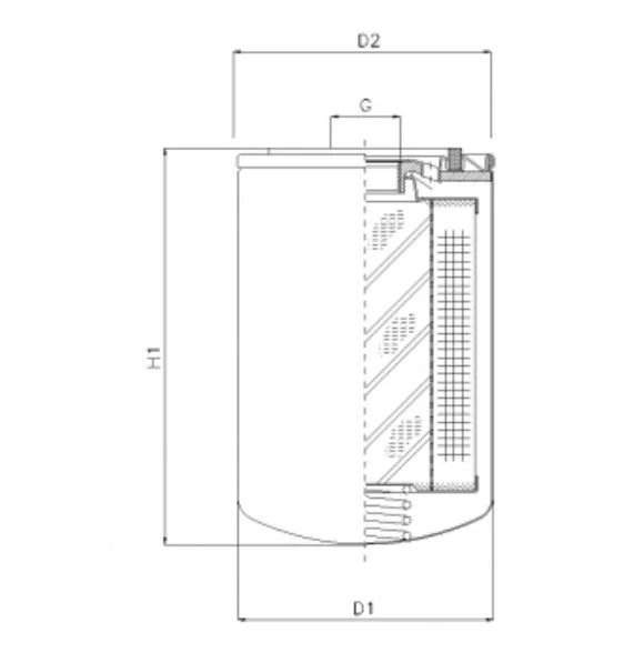 Filtrec - A110CW25 - Wechselfilter SpinOn