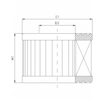 Filtrec - B120C10 - Luftfilterelement