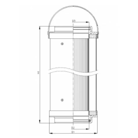 Filtrec - C134G40 - Hydraulikfilterelement (coreless)