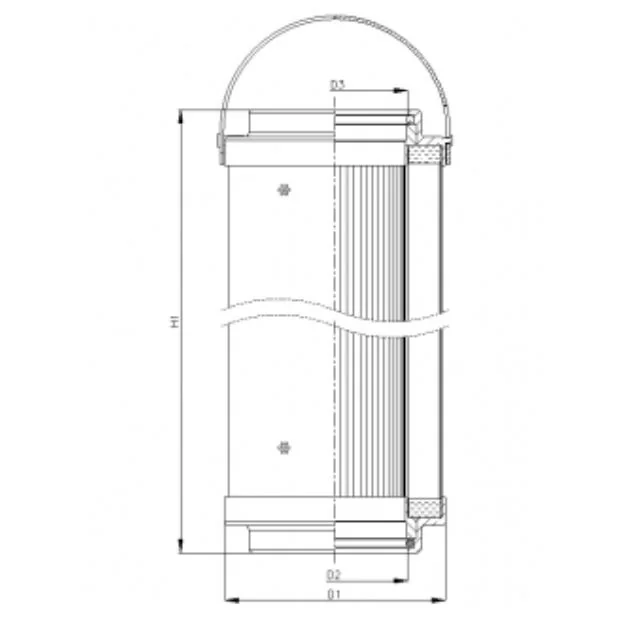 Filtrec - C135G10V - Hydraulikfilterelement (coreless)