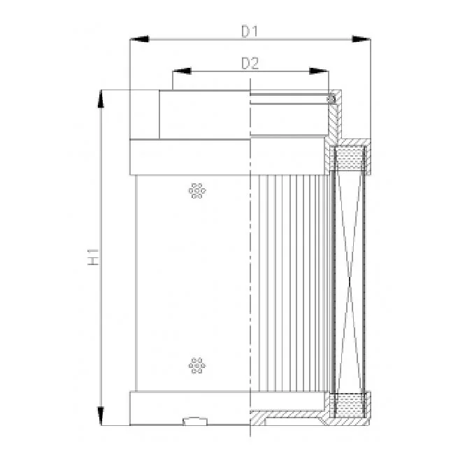 Filtrec - C216T10 - Hydraulikfilterelement (coreless)