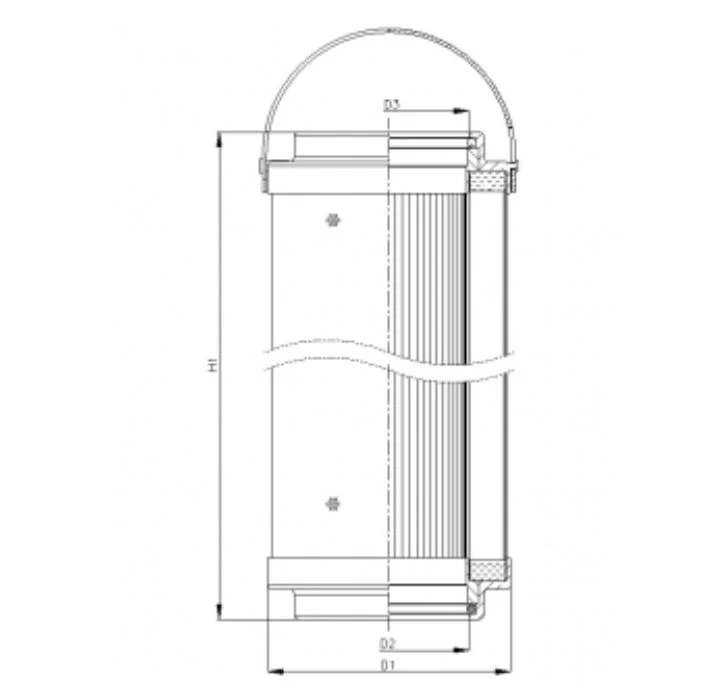 Filtrec - C431G25 - Hydraulikfilterelement (coreless)