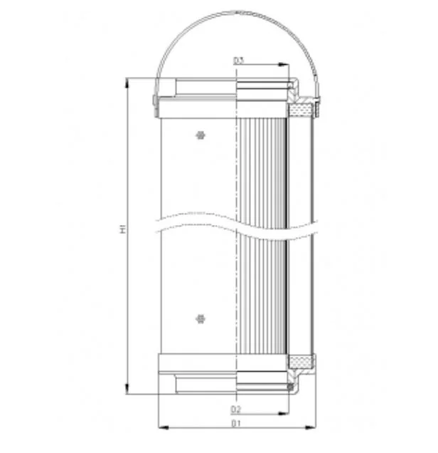 Filtrec - C434G03V - Hydraulikfilterelement (coreless)