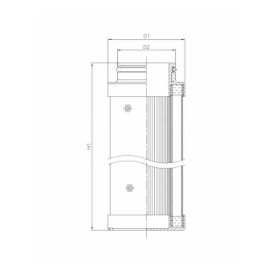 Filtrec - C612G25V - Hydraulikfilterelement (coreless)