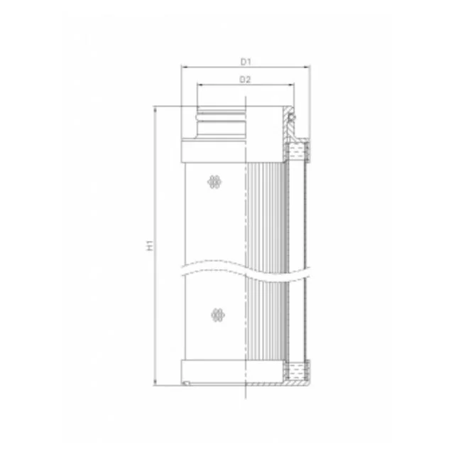 Filtrec - C613G10V - Hydraulikfilterelement (coreless)