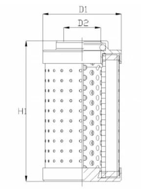 Filtrec - D102G10XB0 - Hydraulikfilterelement (Druckfilter)