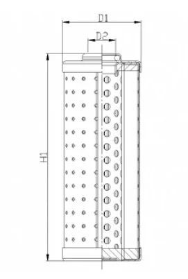 Filtrec - D102G10YB0 - Hydraulikfilterelement (Druckfilter)