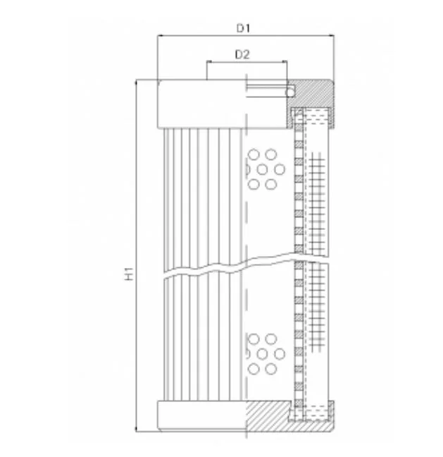 Filtrec - D1100G03B - Hydraulikfilterelement (Druckfilter)