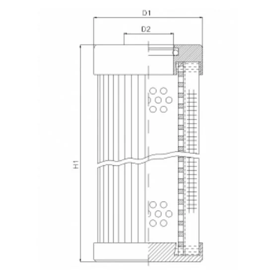Filtrec - D1101G03BV - Hydraulikfilterelement (Druckfilter)