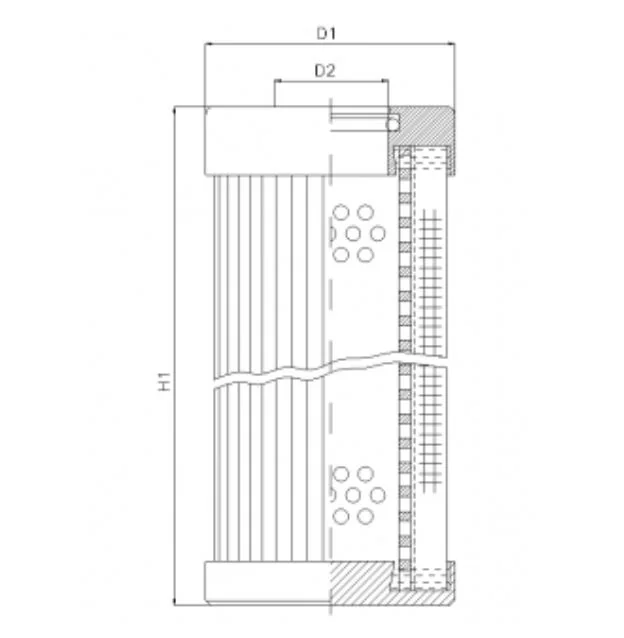 Filtrec - D1101G25B - Hydraulikfilterelement (Druckfilter)