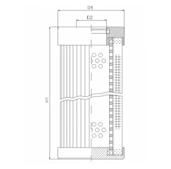 Filtrec - D1103G06BV - Hydraulikfilterelement (Druckfilter)