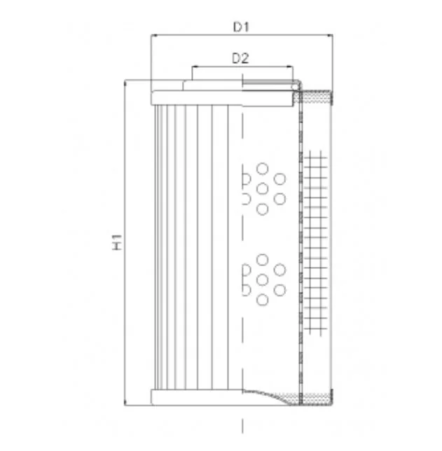 Filtrec - D1103G25AV - Hydraulikfilterelement (Druckfilter)