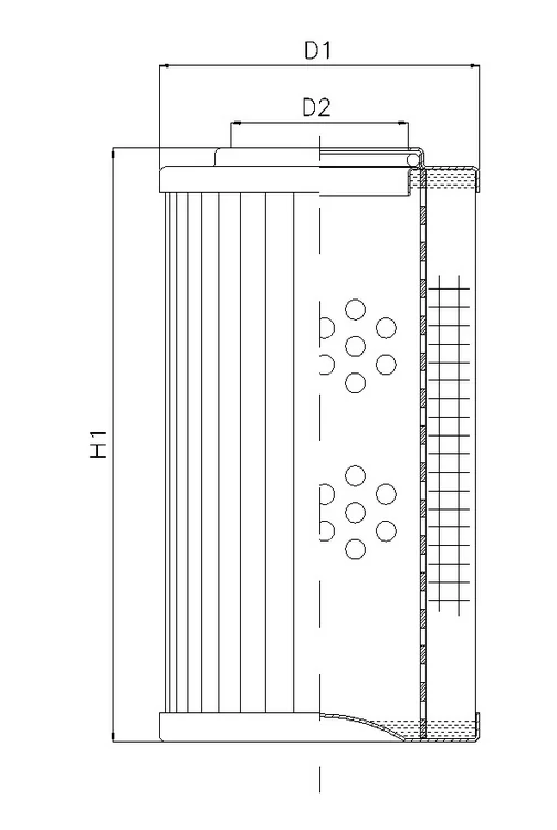 Filtrec - D111T40AV - Hydraulikfilterelement (Druckfilter)