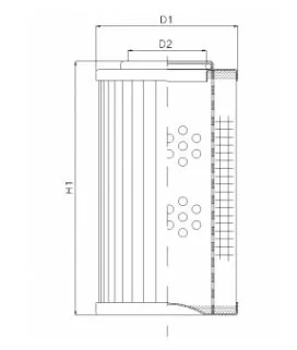 Filtrec - D113G10AV - Hydraulikfilterelement (Druckfilter)