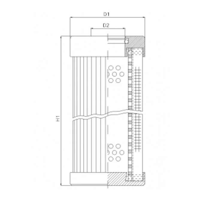 Filtrec - D113G10B - Hydraulikfilterelement (Druckfilter)