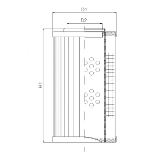 Filtrec - D113G25A - Hydraulikfilterelement (Druckfilter)