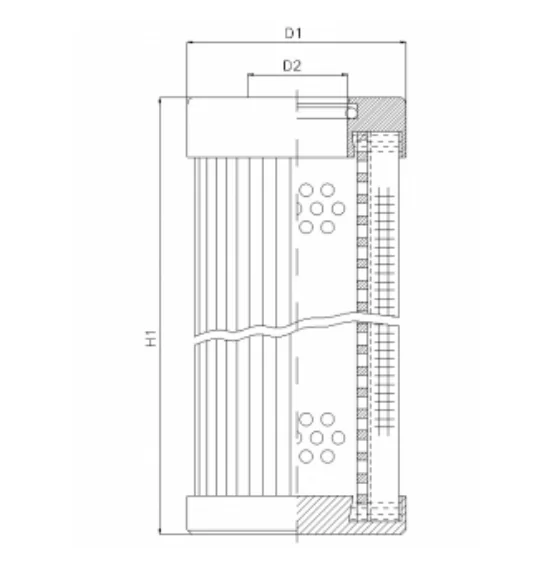 Filtrec - D120G01BV - Hydraulikfilterelement (Druckfilter)
