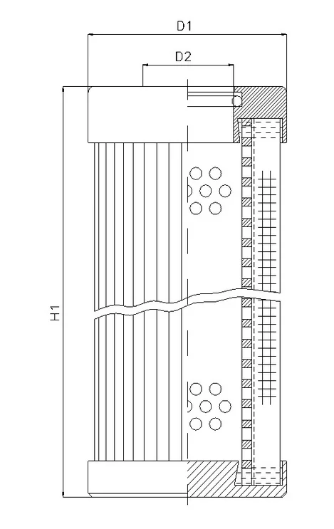 Filtrec - D120G10BV - Hydraulikfilterelement (Druckfilter)