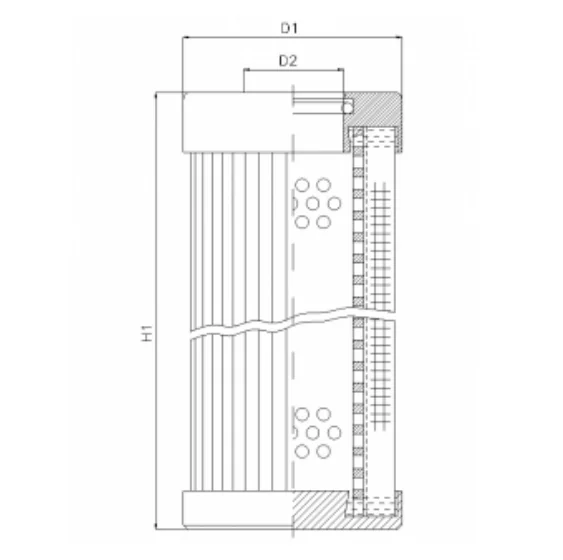 Filtrec - D120G15B - Hydraulikfilterelement (Druckfilter)
