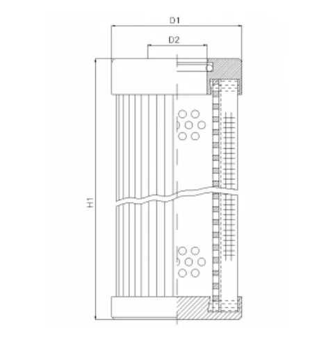 Filtrec - D120G15BV - Hydraulikfilterelement (Druckfilter)