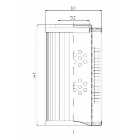 Filtrec - D120T10AV - Hydraulikfilterelement (Druckfilter)