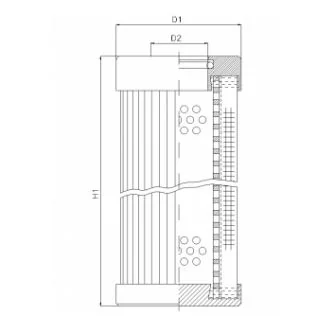 Filtrec - D126T25B - Hydraulikfilterelement (Druckfilter)