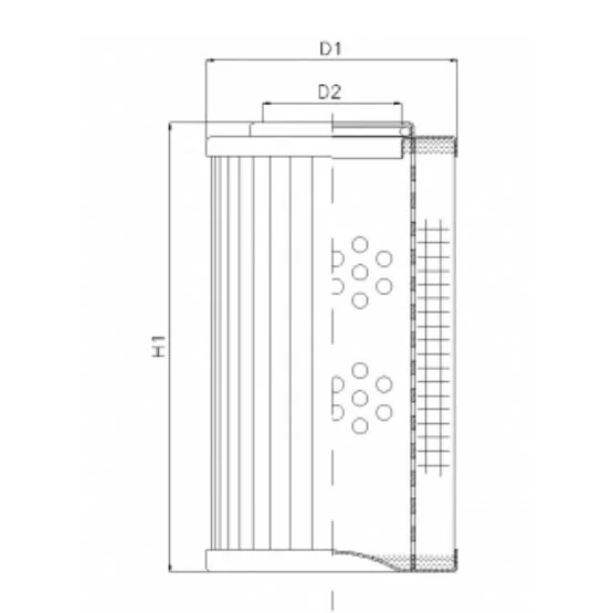 Filtrec - D131T25AV - Hydraulikfilterelement (Druckfilter)