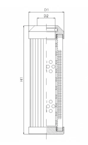 Filtrec - D135G25B - Hydraulikfilterelement (Druckfilter)