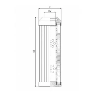 Filtrec - D137G06B - Hydraulikfilterelement (Druckfilter)