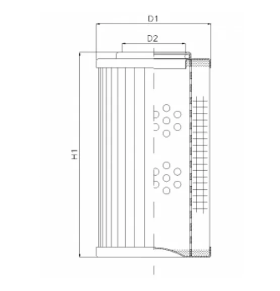 Filtrec - D140T40A - Hydraulikfilterelement (Druckfilter)
