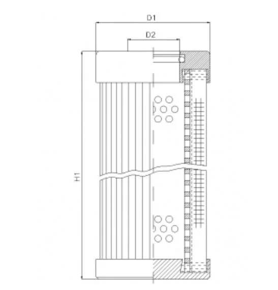 Filtrec - D141T10B - Hydraulikfilterelement (Druckfilter)