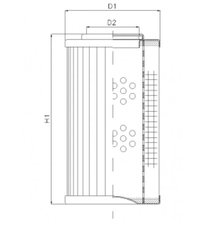 Filtrec - D141T60B - Hydraulikfilterelement (Druckfilter)