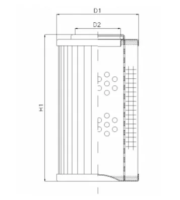 Filtrec - D142G03A/ESD - Hydraulikfilterelement (Druckfilter)