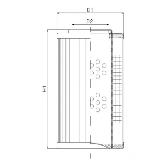 Filtrec - D142G10A/ESD - Hydraulikfilterelement (Druckfilter)