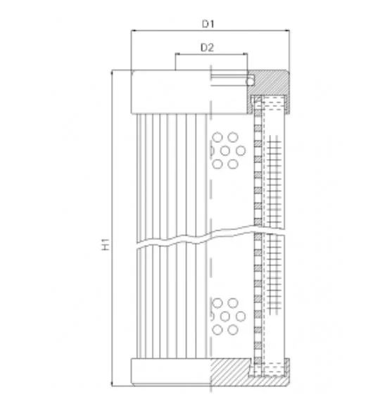 Filtrec - D150G03B - Hydraulikfilterelement (Druckfilter)