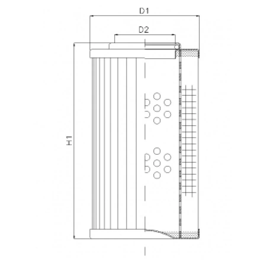 Filtrec - D156G15A - Hydraulikfilterelement (Druckfilter)
