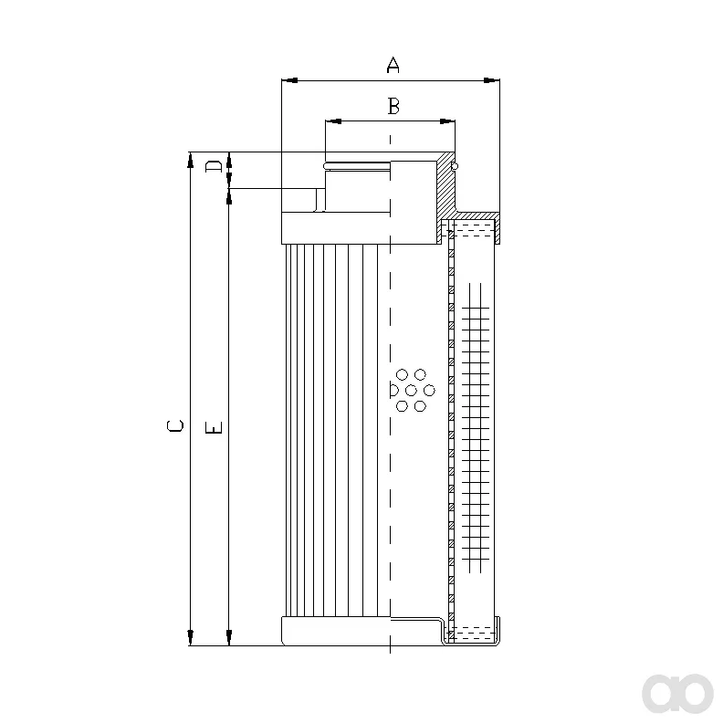 Filtrec - D720G25A - Hydraulikfilterelement (Druckfilter)