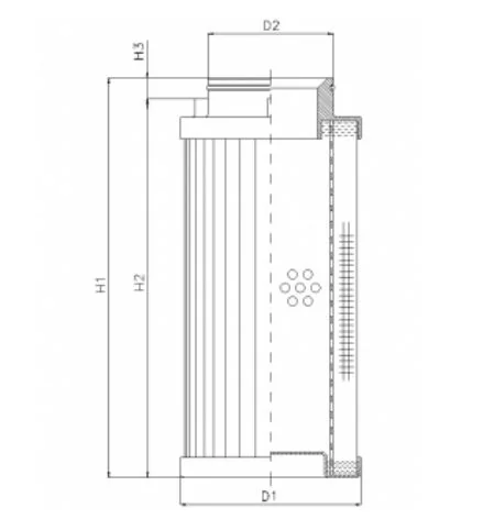 Filtrec - D730C25AV - Hydraulikfilterelement (Druckfilter)