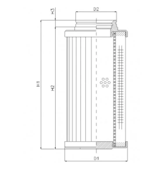Filtrec - D730G25BV - Hydraulikfilterelement (Druckfilter)