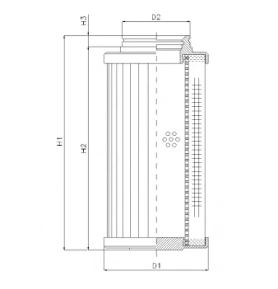 Filtrec - D732G06B - Hydraulikfilterelement (Druckfilter)