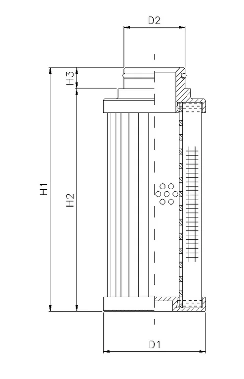 Filtrec - D770G25B - Hydraulikfilterelement (Druckfilter)