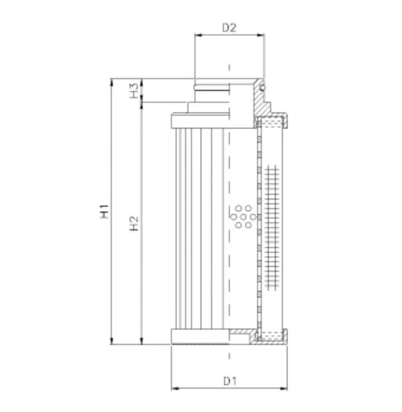 Filtrec - D780G10BV - Hydraulikfilterelement (Druckfilter)