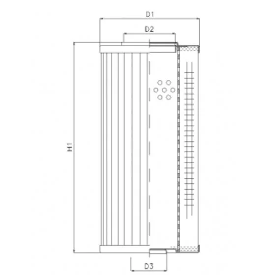 Filtrec - D921T40A - Hydraulikfilterelement (Druckfilter)