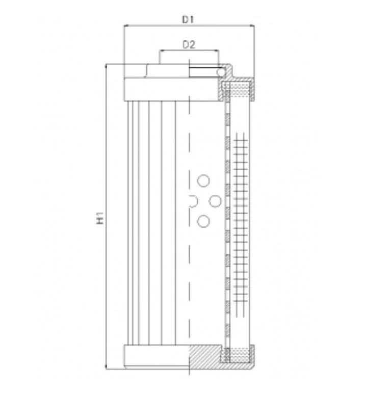 Filtrec - DHD140H10V - Hydraulikfilterelement (Druckfilter)