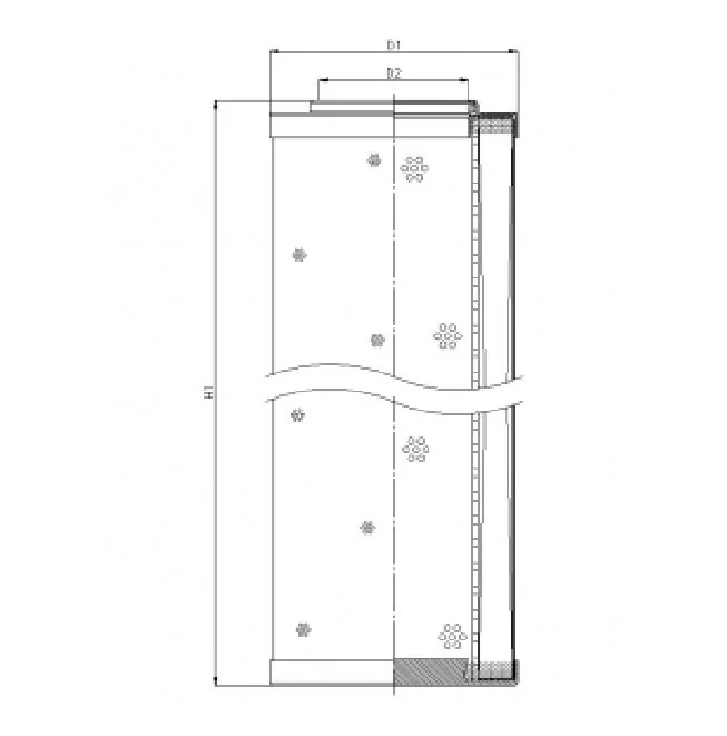 Filtrec - DHD1500H10B/ESD - Hydraulikfilterelement (Druckfilter)