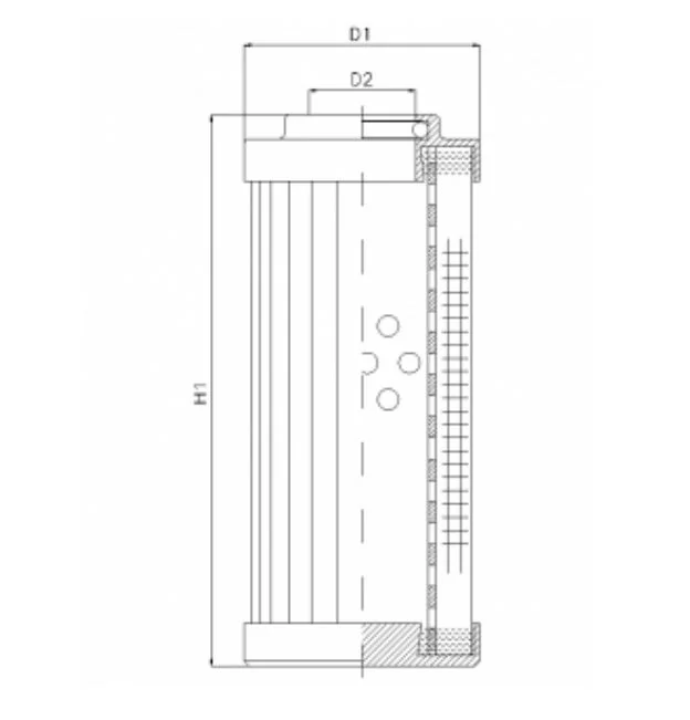 Filtrec - DHD240H10B/ESD - Hydraulikfilterelement (Druckfilter)