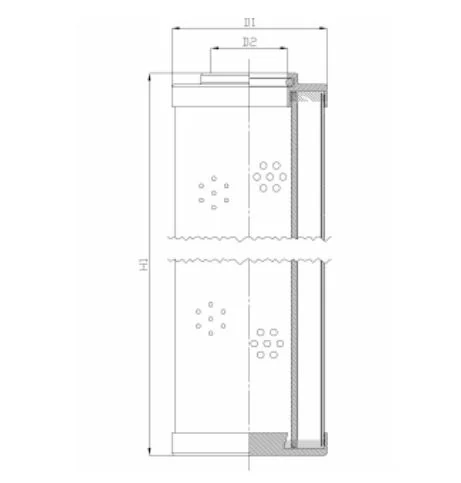 Filtrec - DHD256H10B - Hydraulikfilterelement (Druckfilter)